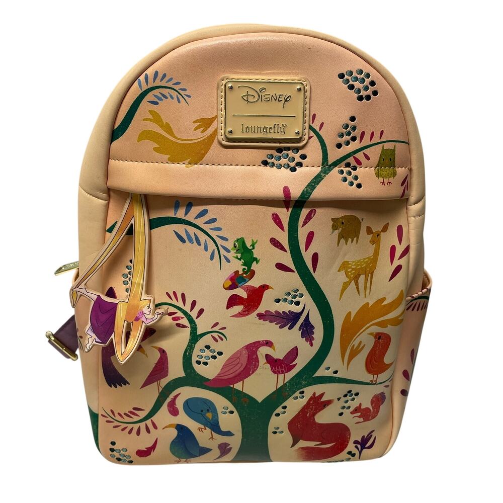Disney Loungefly BoxLunch Exclusive Tangled Rapunzel Art Mini Backpack